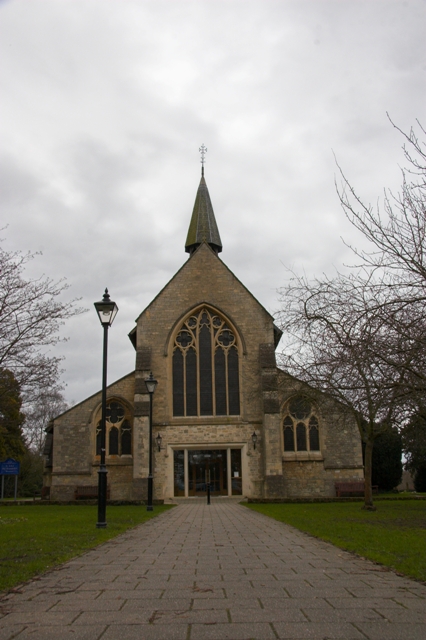 the front of st johns church